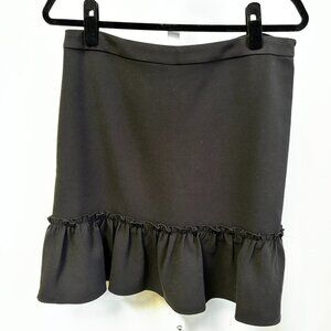 NWT Karl Lagerfeld Black Ruffle Skirt